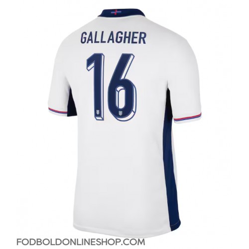 England Conor Gallagher #16 Hjemmebanetrøje EM 2024 Kortærmet